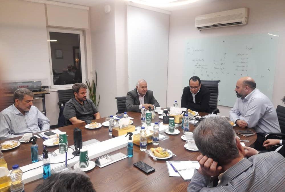 نشست مشترک گروه صنعتی پلور سبز و شرکت حمل و نقل ریلی رجا