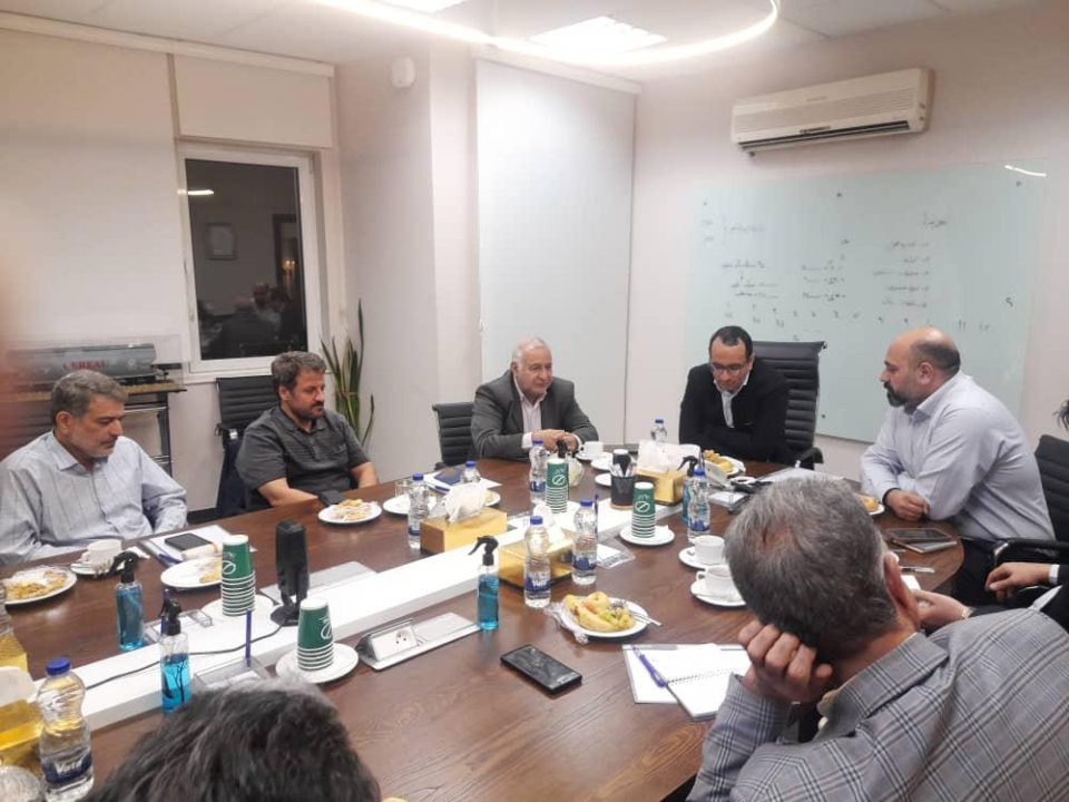 نشست مشترک گروه صنعتی پلور سبز و شرکت حمل و نقل ریلی رجا